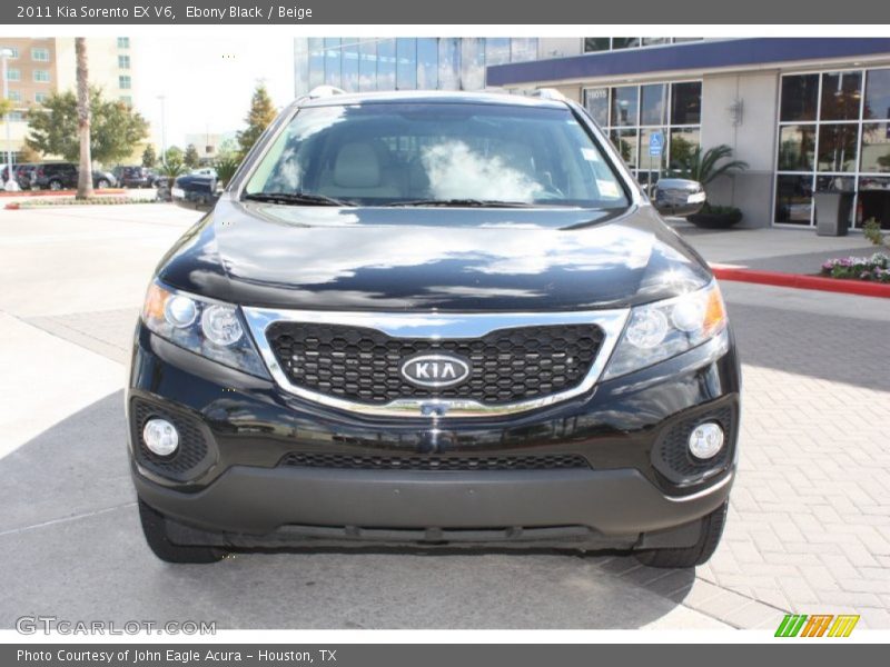 Ebony Black / Beige 2011 Kia Sorento EX V6