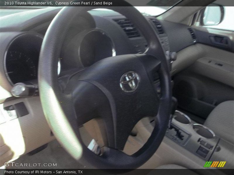 Cypress Green Pearl / Sand Beige 2010 Toyota Highlander V6