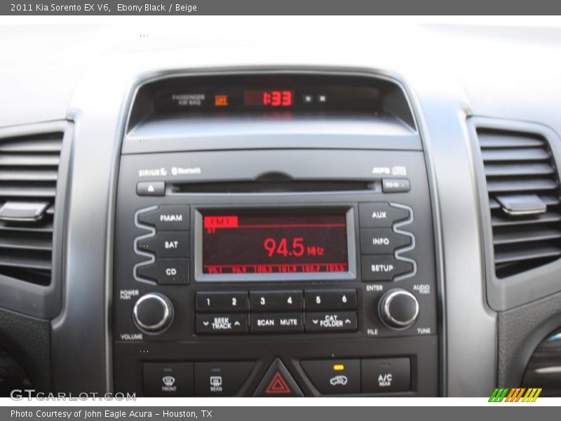 Ebony Black / Beige 2011 Kia Sorento EX V6