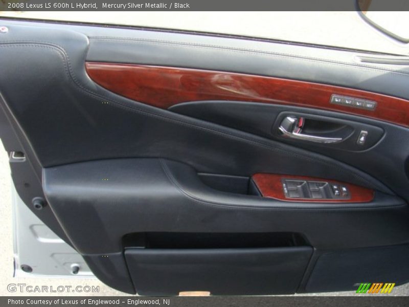 Mercury Silver Metallic / Black 2008 Lexus LS 600h L Hybrid