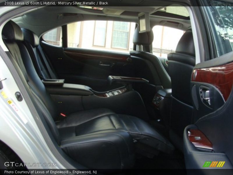 Mercury Silver Metallic / Black 2008 Lexus LS 600h L Hybrid