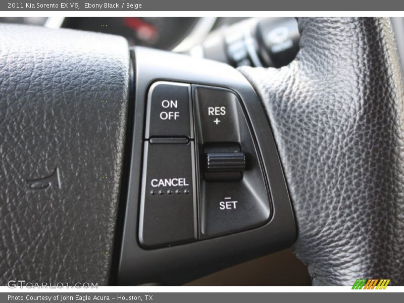 Ebony Black / Beige 2011 Kia Sorento EX V6