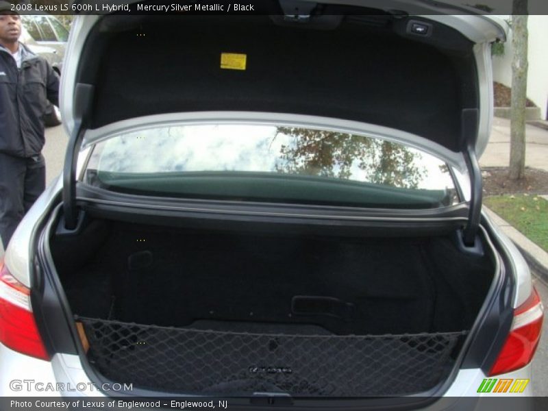 Mercury Silver Metallic / Black 2008 Lexus LS 600h L Hybrid