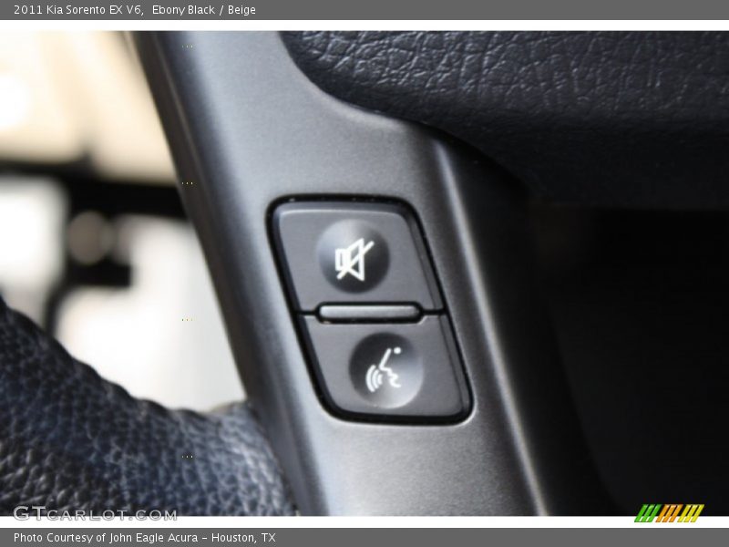 Ebony Black / Beige 2011 Kia Sorento EX V6