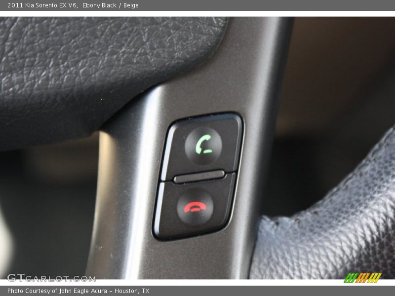 Ebony Black / Beige 2011 Kia Sorento EX V6