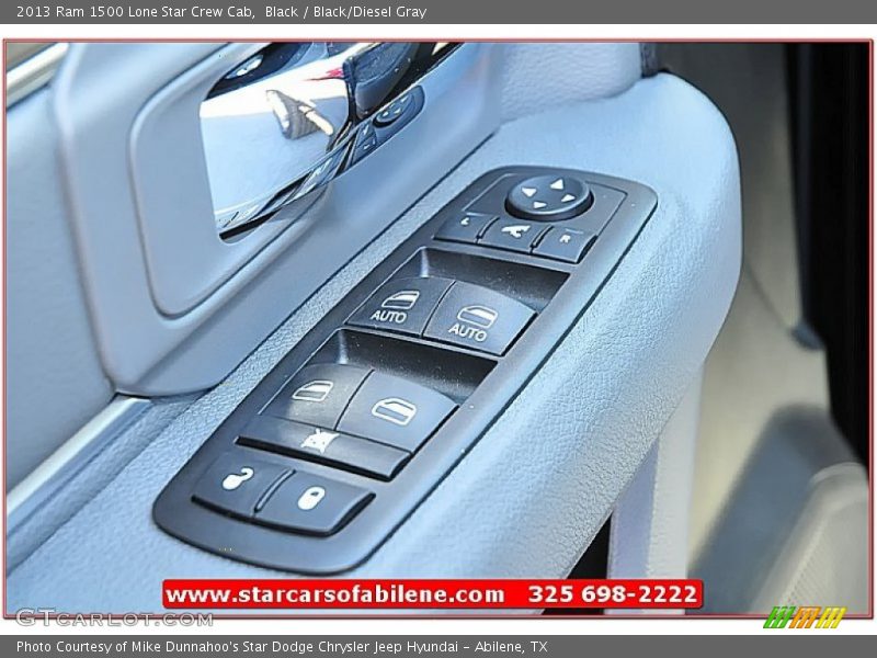 Black / Black/Diesel Gray 2013 Ram 1500 Lone Star Crew Cab