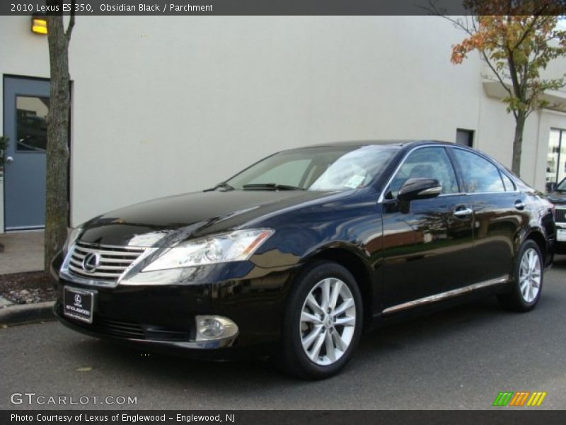 Obsidian Black / Parchment 2010 Lexus ES 350