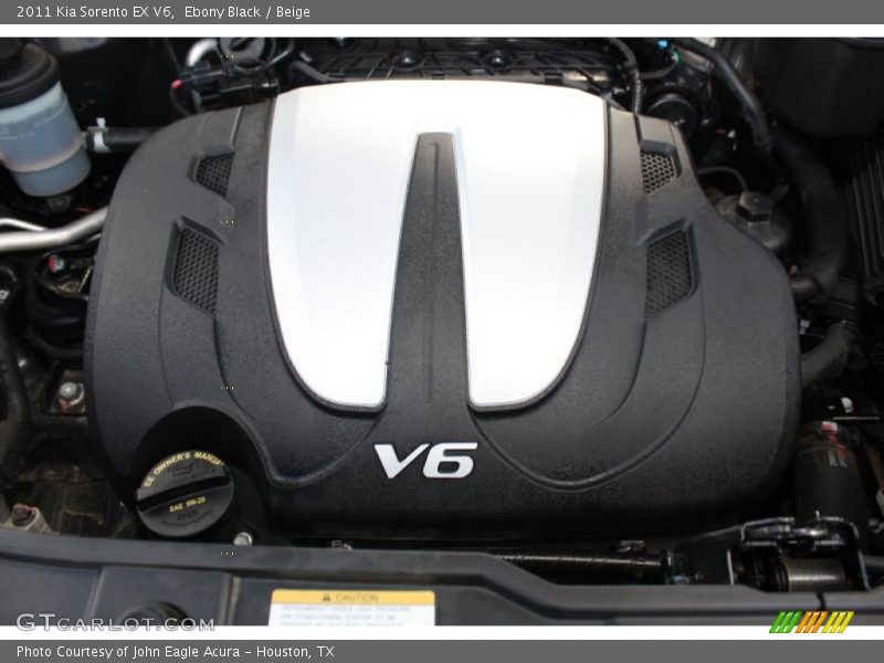 Ebony Black / Beige 2011 Kia Sorento EX V6