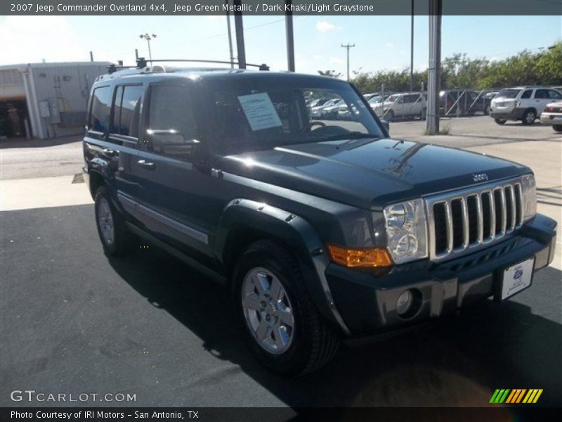 Jeep Green Metallic / Dark Khaki/Light Graystone 2007 Jeep Commander Overland 4x4