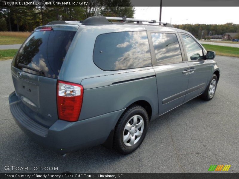 Olive Gray Metallic / Gray 2008 Kia Sedona LX