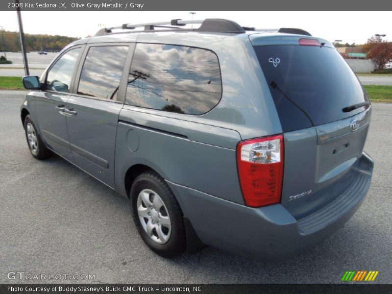 Olive Gray Metallic / Gray 2008 Kia Sedona LX