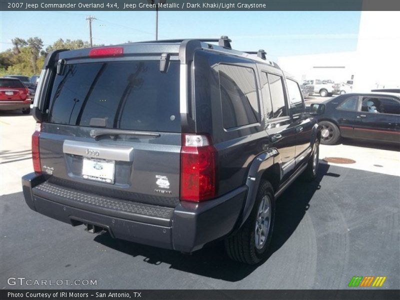 Jeep Green Metallic / Dark Khaki/Light Graystone 2007 Jeep Commander Overland 4x4