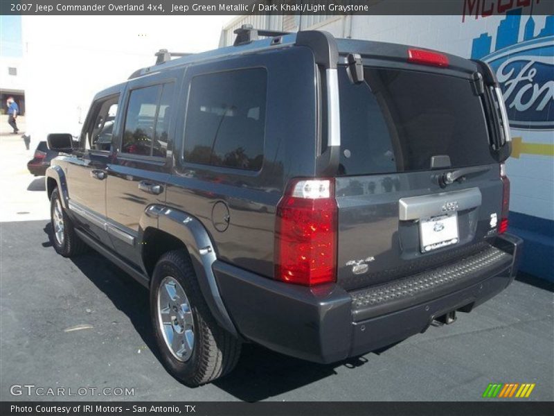 Jeep Green Metallic / Dark Khaki/Light Graystone 2007 Jeep Commander Overland 4x4