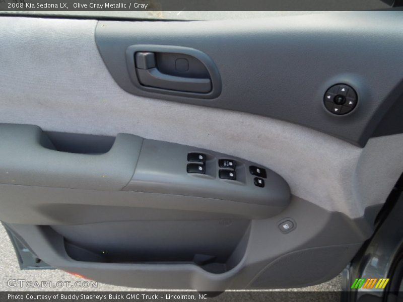 Olive Gray Metallic / Gray 2008 Kia Sedona LX