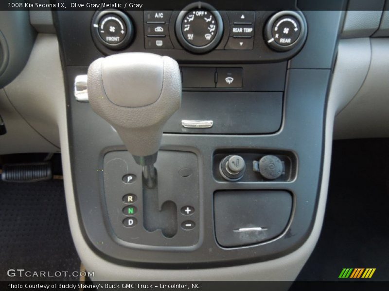 Olive Gray Metallic / Gray 2008 Kia Sedona LX