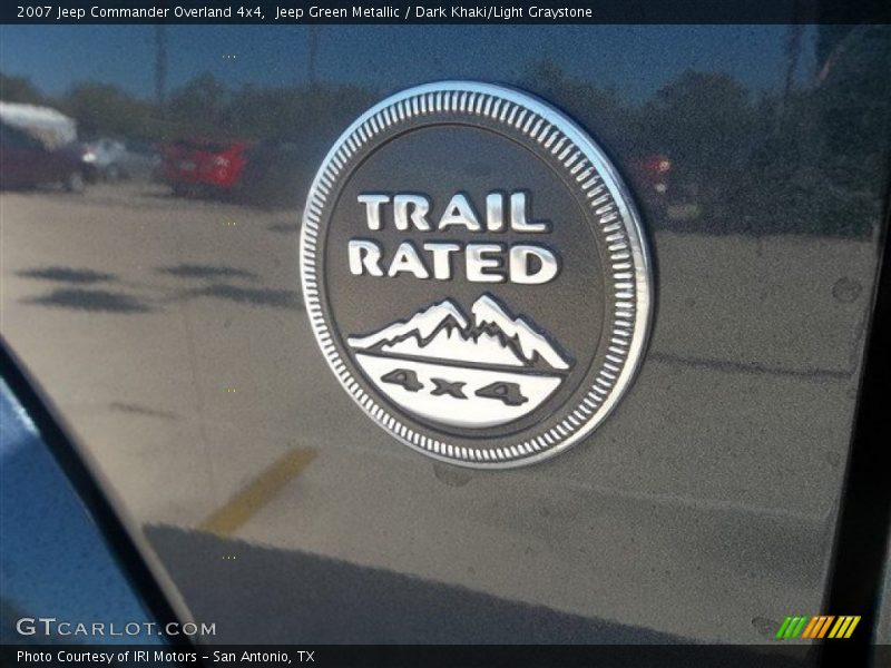 Jeep Green Metallic / Dark Khaki/Light Graystone 2007 Jeep Commander Overland 4x4