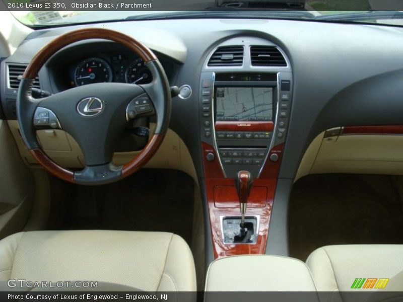 Obsidian Black / Parchment 2010 Lexus ES 350