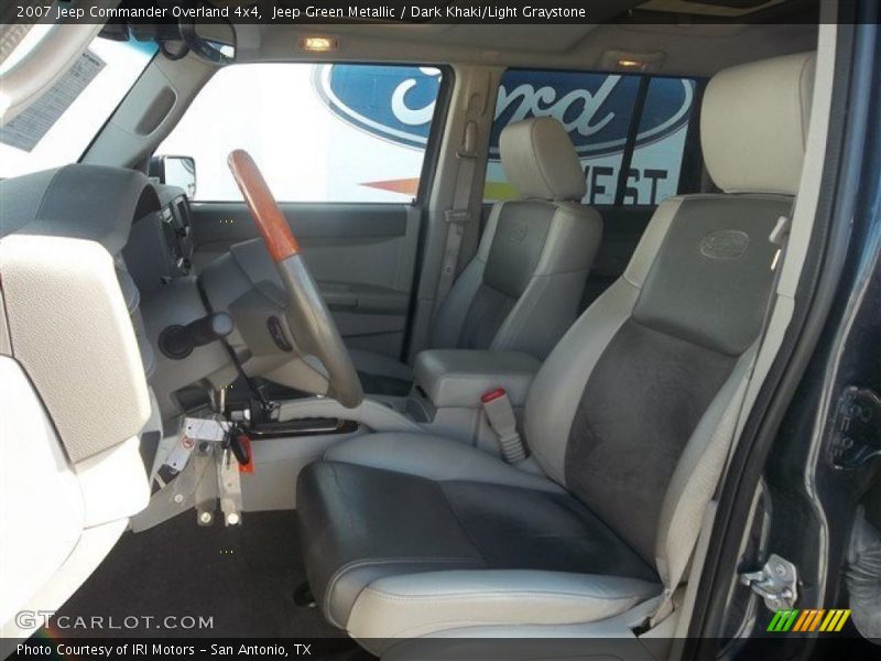 Jeep Green Metallic / Dark Khaki/Light Graystone 2007 Jeep Commander Overland 4x4