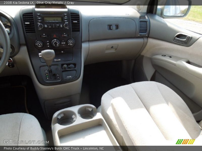 Olive Gray Metallic / Gray 2008 Kia Sedona LX