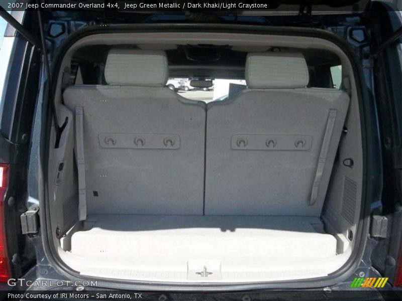 Jeep Green Metallic / Dark Khaki/Light Graystone 2007 Jeep Commander Overland 4x4