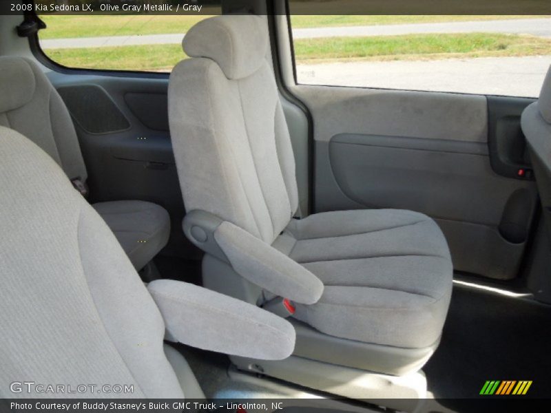 Olive Gray Metallic / Gray 2008 Kia Sedona LX