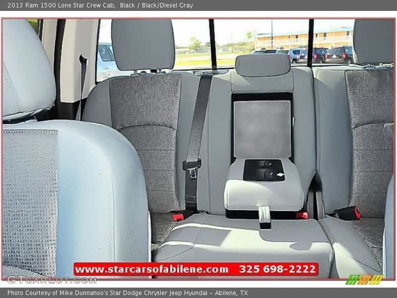 Black / Black/Diesel Gray 2013 Ram 1500 Lone Star Crew Cab
