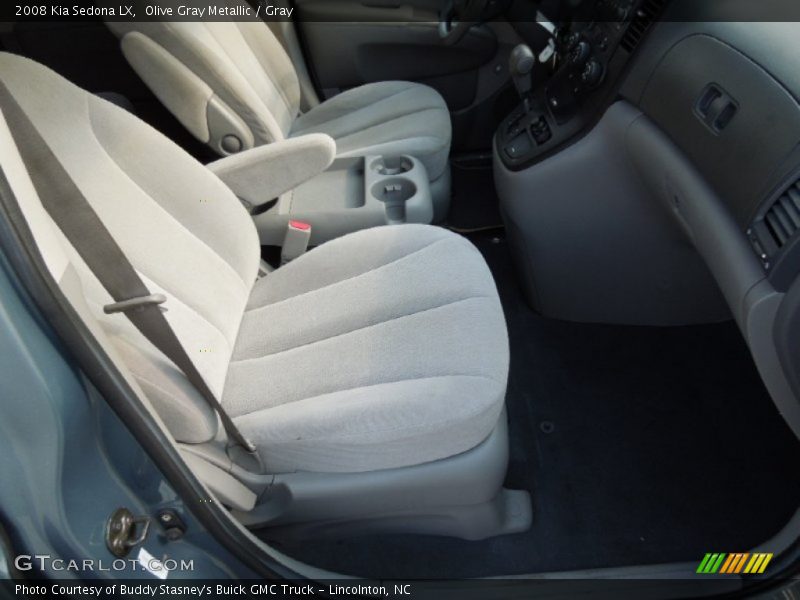 Olive Gray Metallic / Gray 2008 Kia Sedona LX