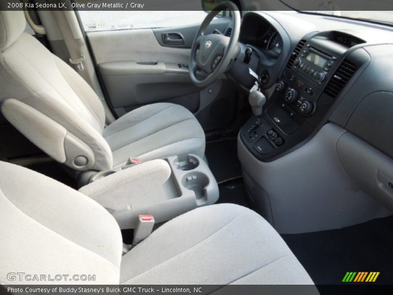 Olive Gray Metallic / Gray 2008 Kia Sedona LX
