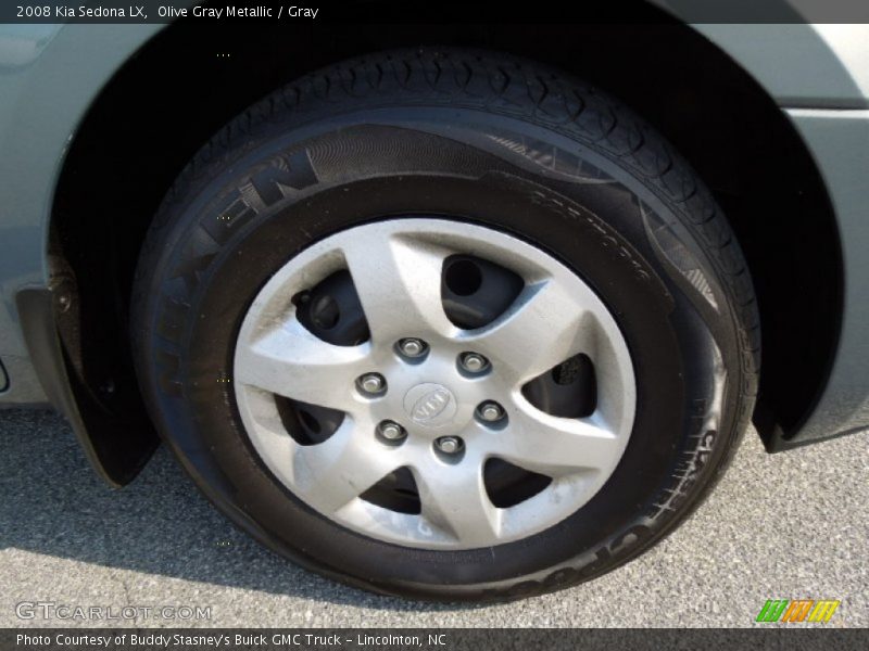 Olive Gray Metallic / Gray 2008 Kia Sedona LX