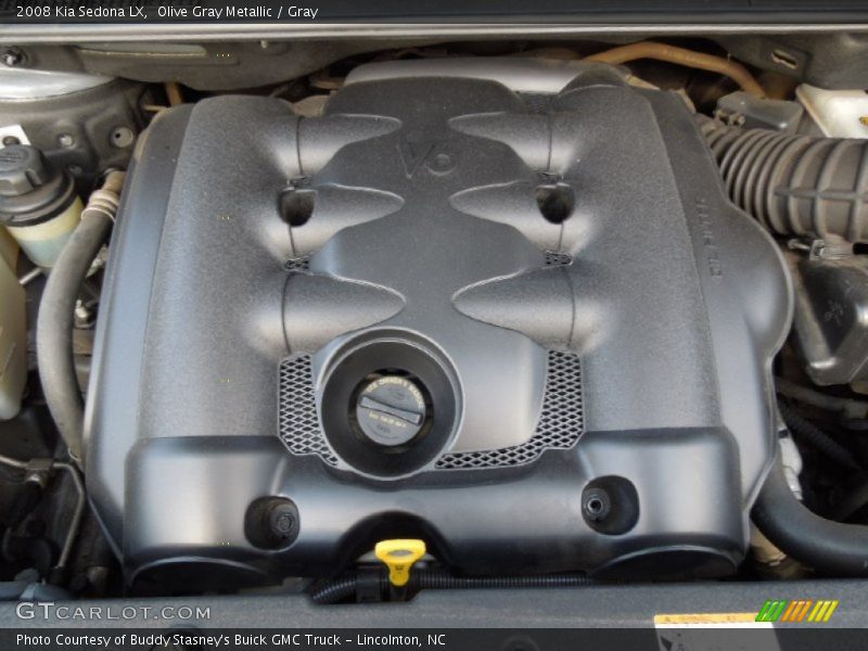 Olive Gray Metallic / Gray 2008 Kia Sedona LX