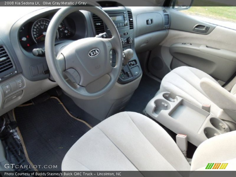 Olive Gray Metallic / Gray 2008 Kia Sedona LX