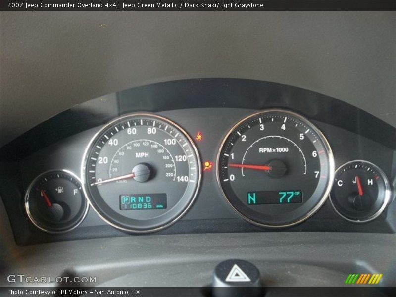 Jeep Green Metallic / Dark Khaki/Light Graystone 2007 Jeep Commander Overland 4x4