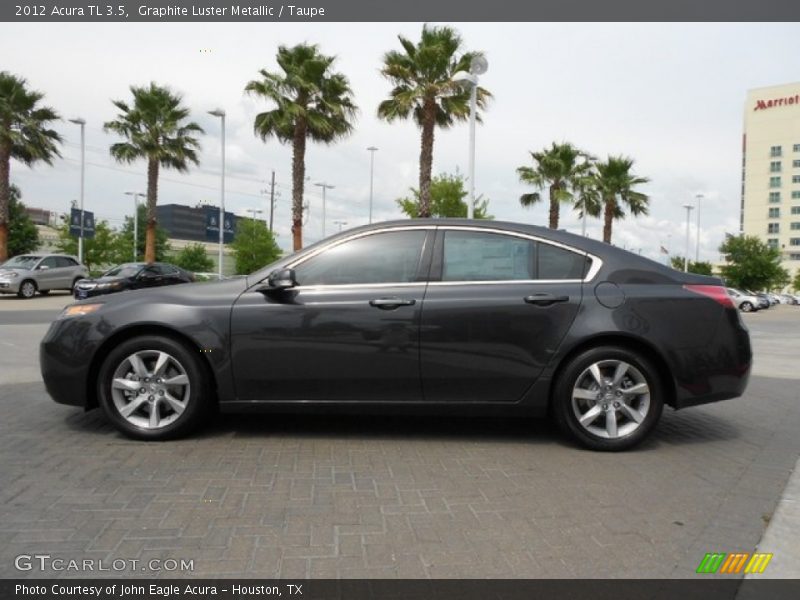 Graphite Luster Metallic / Taupe 2012 Acura TL 3.5