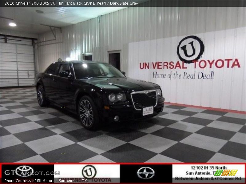 Brilliant Black Crystal Pearl / Dark Slate Gray 2010 Chrysler 300 300S V6