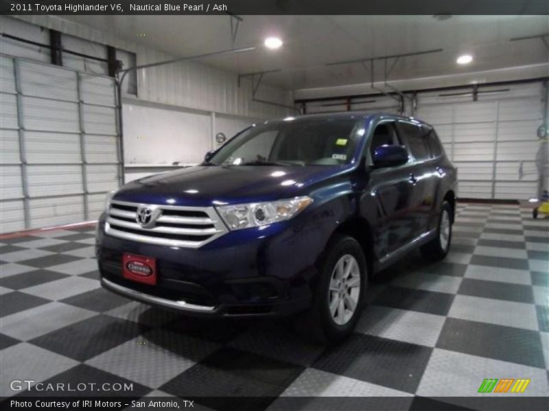 Nautical Blue Pearl / Ash 2011 Toyota Highlander V6