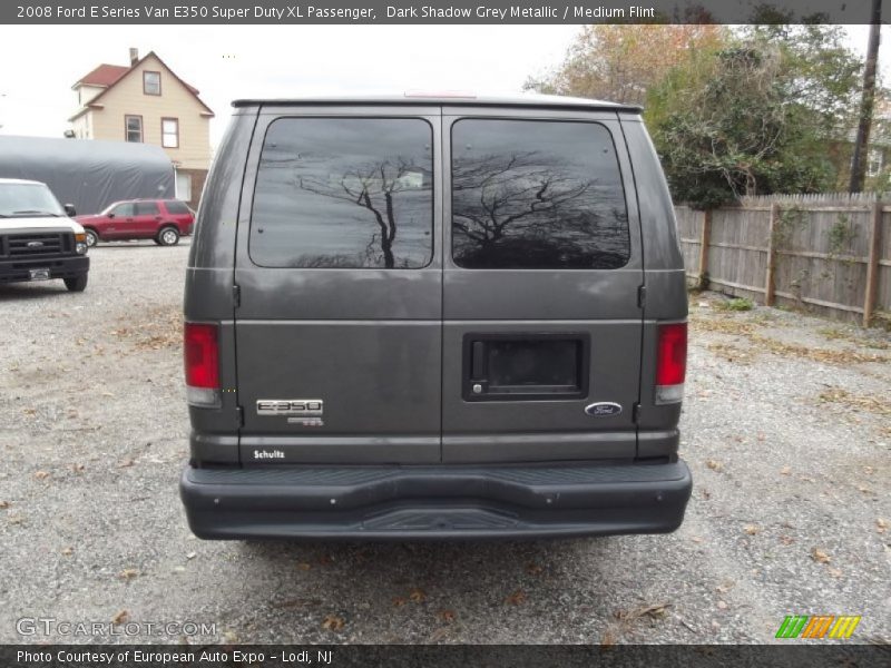 Dark Shadow Grey Metallic / Medium Flint 2008 Ford E Series Van E350 Super Duty XL Passenger