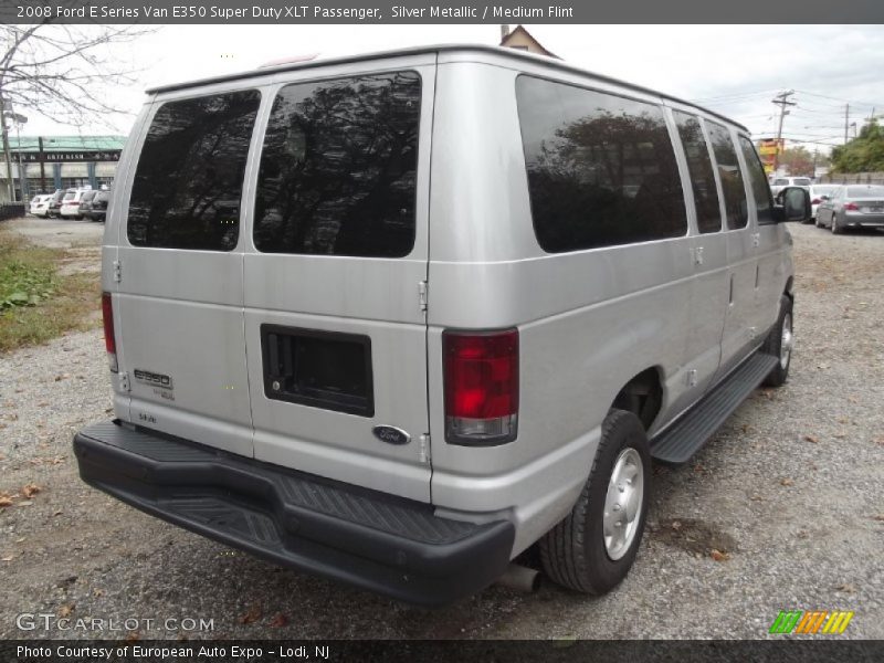 Silver Metallic / Medium Flint 2008 Ford E Series Van E350 Super Duty XLT Passenger