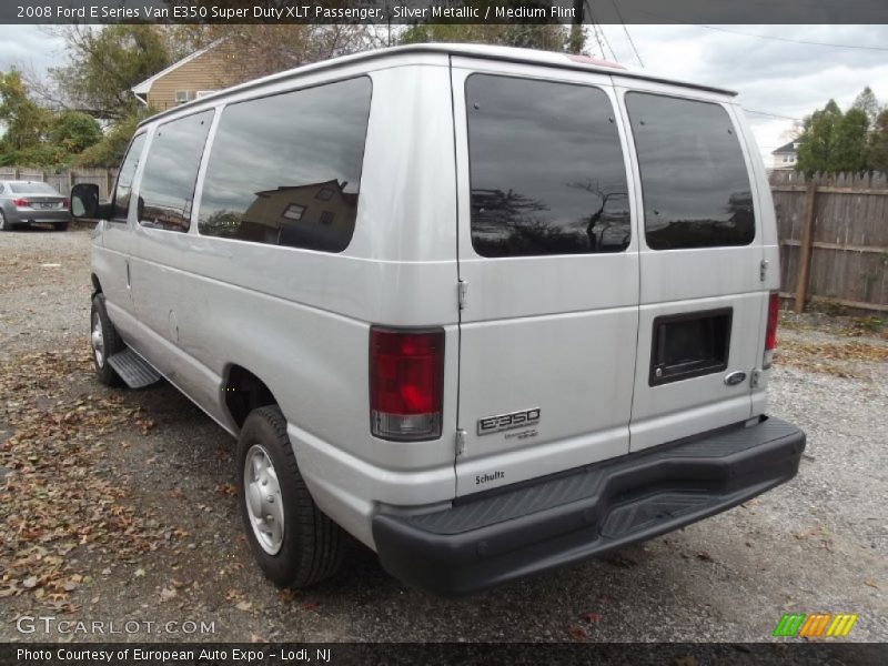 Silver Metallic / Medium Flint 2008 Ford E Series Van E350 Super Duty XLT Passenger