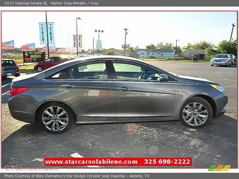 Harbor Gray Metallic / Gray 2013 Hyundai Sonata SE