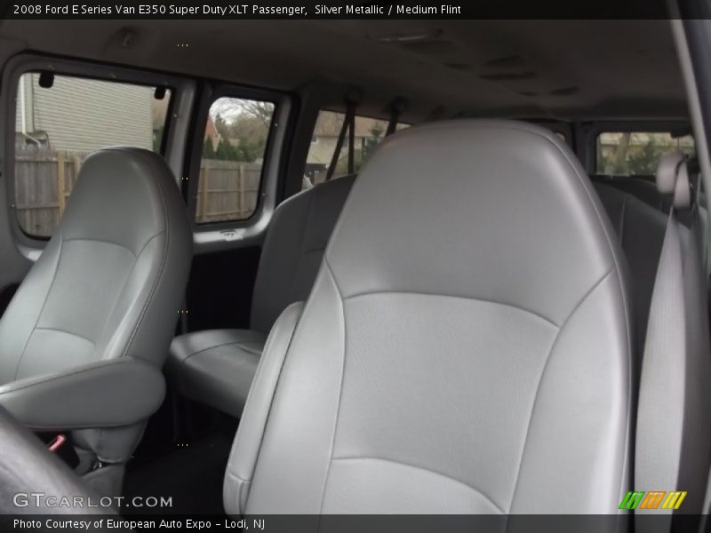 Silver Metallic / Medium Flint 2008 Ford E Series Van E350 Super Duty XLT Passenger