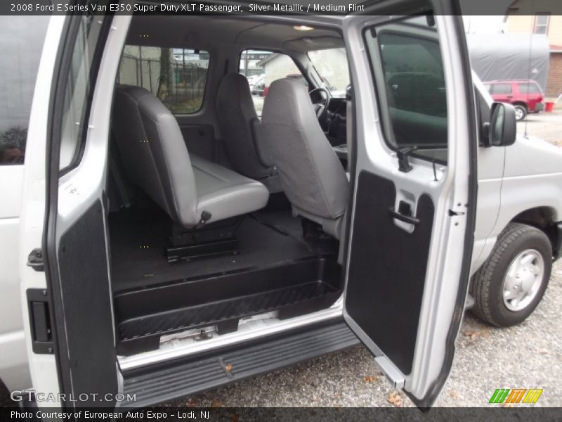 Silver Metallic / Medium Flint 2008 Ford E Series Van E350 Super Duty XLT Passenger