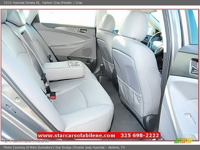 Harbor Gray Metallic / Gray 2013 Hyundai Sonata SE