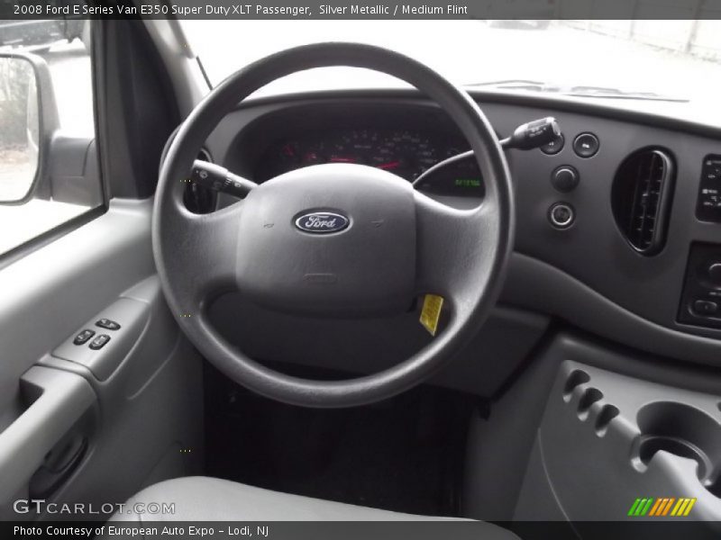 Silver Metallic / Medium Flint 2008 Ford E Series Van E350 Super Duty XLT Passenger