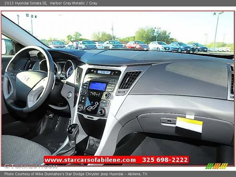 Harbor Gray Metallic / Gray 2013 Hyundai Sonata SE