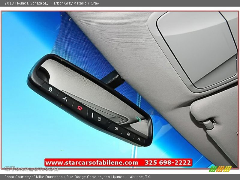 Harbor Gray Metallic / Gray 2013 Hyundai Sonata SE