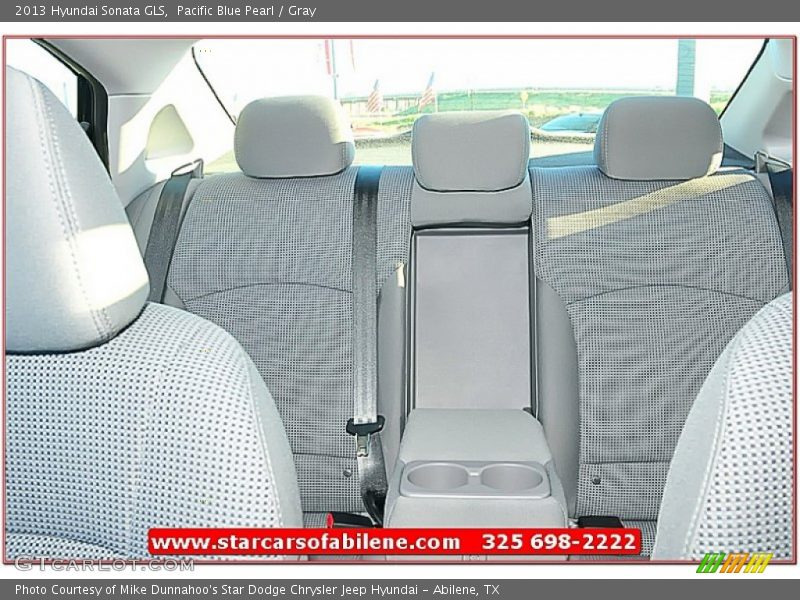 Pacific Blue Pearl / Gray 2013 Hyundai Sonata GLS