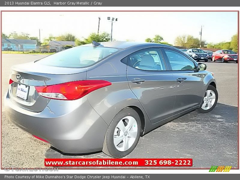 Harbor Gray Metallic / Gray 2013 Hyundai Elantra GLS