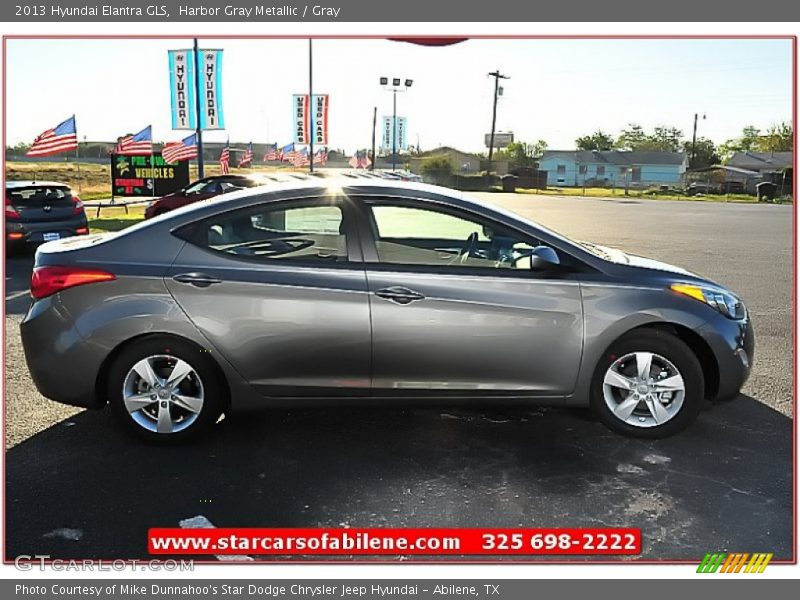 Harbor Gray Metallic / Gray 2013 Hyundai Elantra GLS