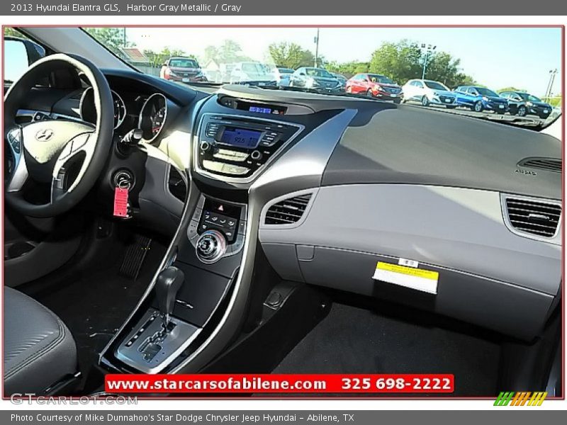 Harbor Gray Metallic / Gray 2013 Hyundai Elantra GLS