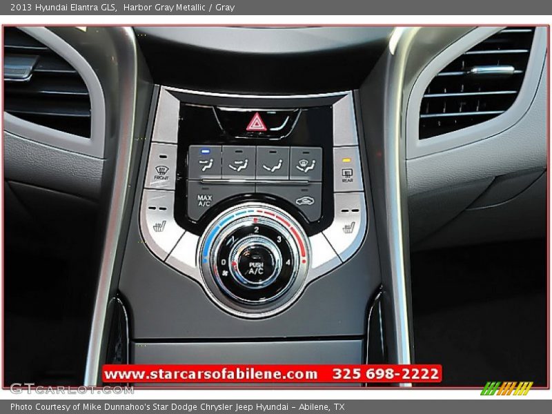 Harbor Gray Metallic / Gray 2013 Hyundai Elantra GLS